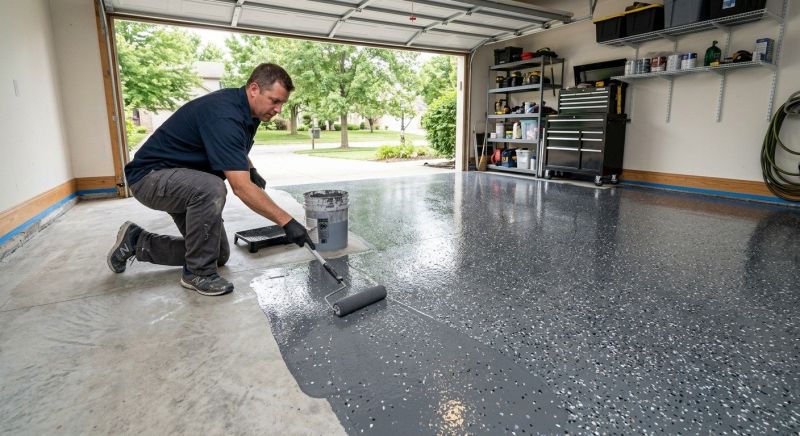 Garage Floor Renovation in Winston Salem, NC