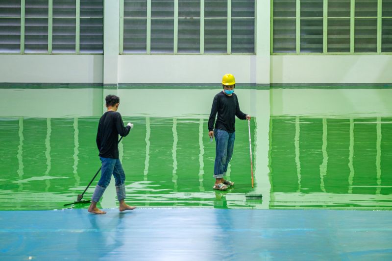 Residential Floor Coating in Raleigh, NC