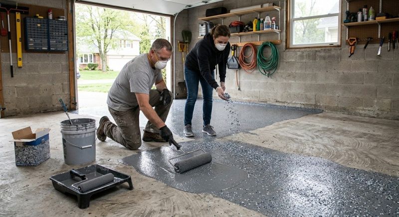 Garage Floor Renovation in Alexandria, VA